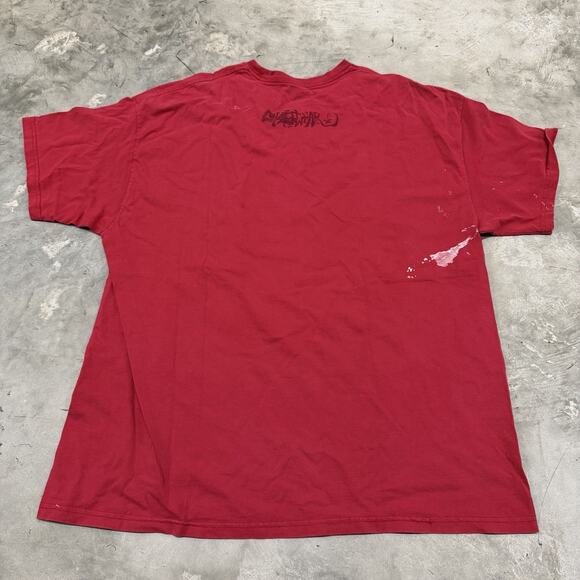 Y2K Revolutionary Love Religious Shirt Mens Size XL Red CHRIST Jesus READ DESCRI - Picture 9 of 9